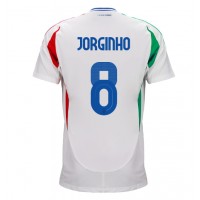 Camisa de time de futebol Itália Jorginho Frello #8 Replicas 2º Equipamento Europeu 2024 Manga Curta